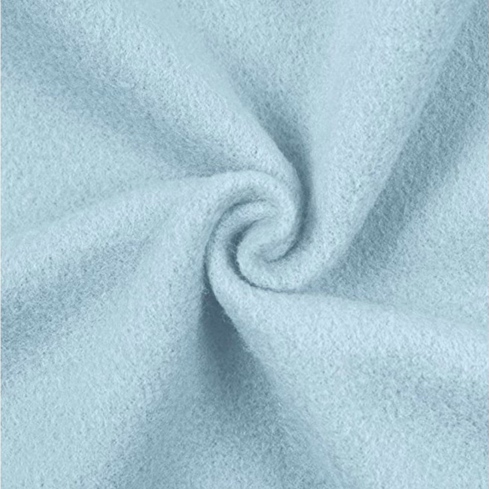 *Baby Blue* Hoodie Fleece Pullover Sweatshirts Long Sleeve Crop Tops Sweater NWT - Picture 5 of 7